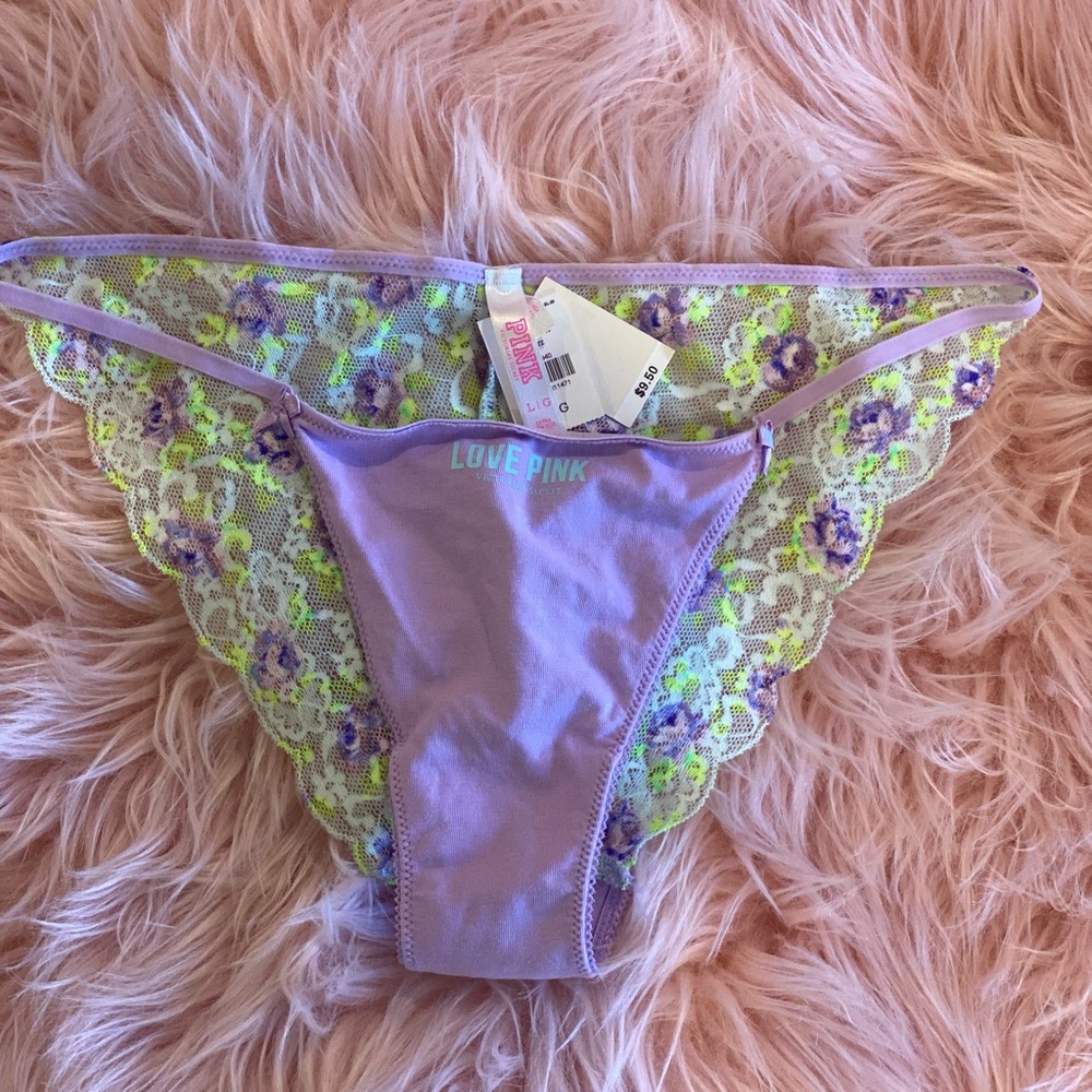 5 various styles of Victoria secret pink panties NWT